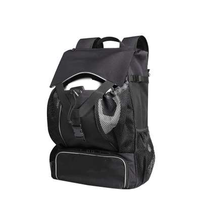 Large Sports Bag with Laptop Compartment for Men Women waterproof Basketball Backpack logo custom shoe pocket